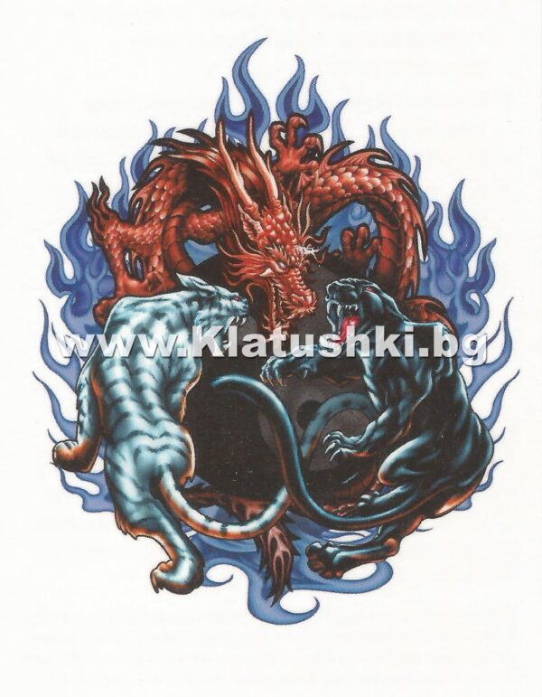 Татуировки за вендинг машини "Дракони " 300бр - Image 8